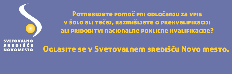 Ste pred zadnjimi izpiti? Vas je strah neuspeha? Potrebujete pomoč pri pripravi na posamezen izpit? Oglasite se v Svetovalnem središču Novo mesto, kjer vam nudimo brezplačno pomoč pri učenju in pripravi na izpit.
