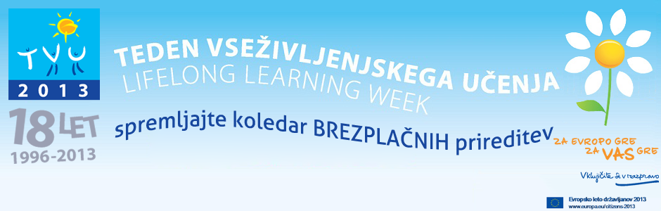 Teden vseživljenjskega učenja 2013